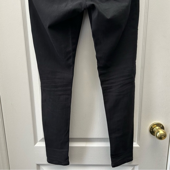 Topshop Jamie Black Skinny Jeans High Rise Ankle Length Stretch Denim Size 26 - Picture 11 of 16